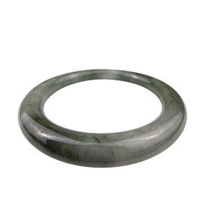 Green Jade Bangle Bracelet With Display Box For Women Handmade Polished Gemstone